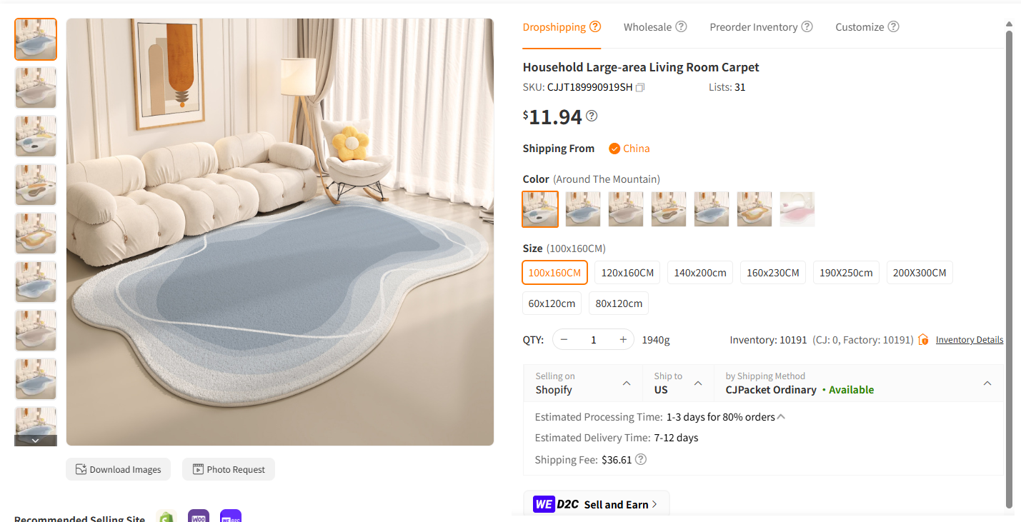 Area Rugs and Carpets